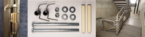 Pacific Stair Model R003-R004 Egress Gate Hinge Replacement Kit